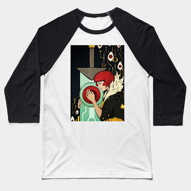 Transistor Baseball T-Shirt by spectredraws